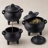 Retro Cast Iron Incense Burner with Lid Burner Household Mini Aromatherapy Burner Creative Decoration Meditation Sage Burner