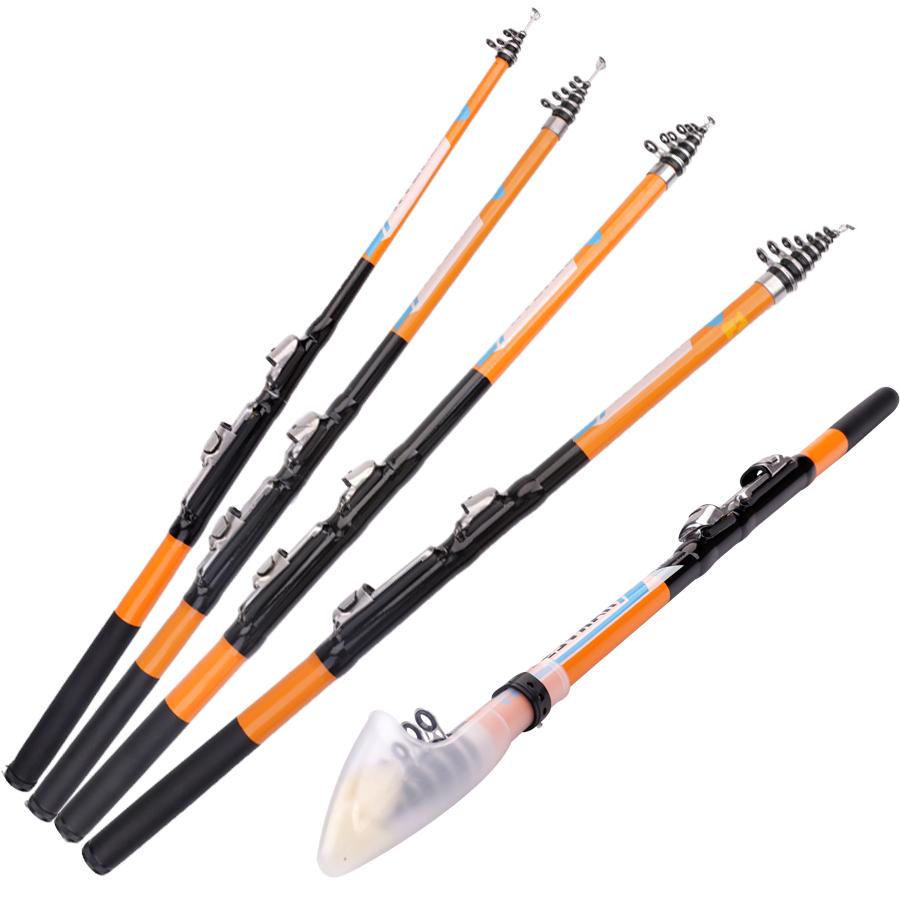 FTK Rock Fishing Rod Carbon Ultra-Hard Short Section Rock Fishing Rod Hand/Sea Dual-Purpose Rod Floating Yellow Spring Rod