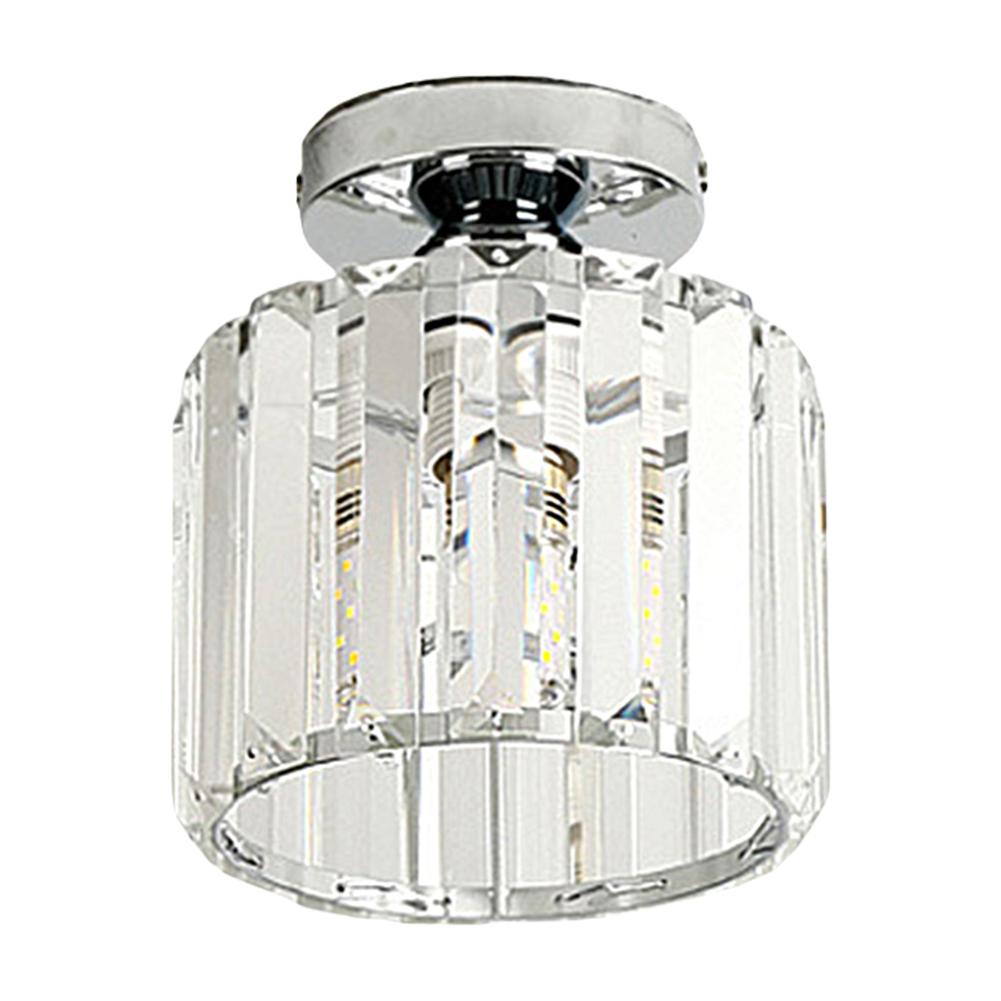 Lustre Moderne en Cristal à 3 Ampoules Douille E27 Lampe de Plafond pour Chambre à Coucher Lampe Suspendue pour Salon Chambre à Coucher Cuisine Couloir