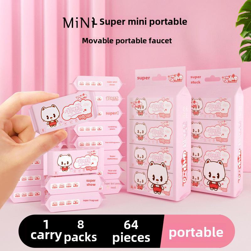 

Компактные влажные салфетки унисекс для личной гигиены