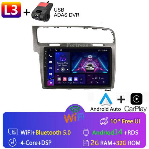 For Volkswagen VW Golf 7 2013 -2017 Android Autoradio Multimedia Video Player 4G DSP Carplay GPS Stereo Car Intelligent System