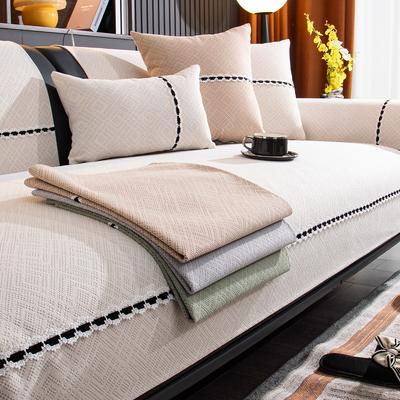 Light Luxury High-End Chenille Sofa Cushion Universal In All Seasons  New Summer Day Straight Row Leather Sofa Cover Towel