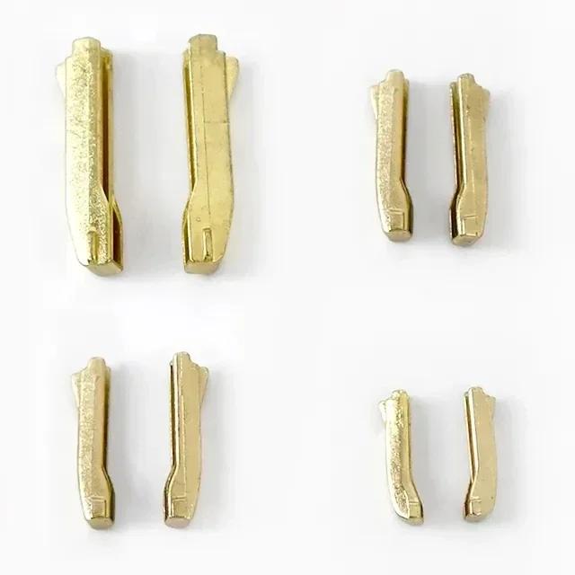 Meetee 20Sets 3# 5# 8# 10# Metal U Shape Zippers Stopper Zipper End Lock for Sewing Bag Clother Zips Repair Kit DIY Accessories