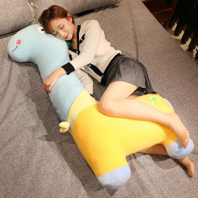 Large Animal Dinosaur Pink Unicorn Doll Plush Toy Doll Girl Sleeping Long Leg Puppet Doll