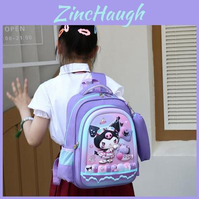 Trendy Kids Backpack Spiderman Kuromi Preschool Bag Cute Nylon Cartoon Design