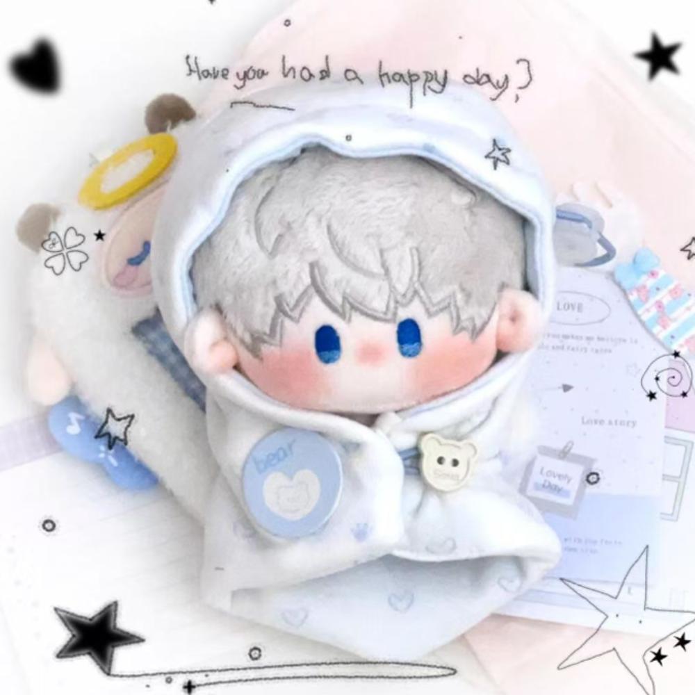 Cloak 10cm Cotton Doll Swaddling Clothes Swaddling Doll Dress Up Set  10cm Cotton Doll