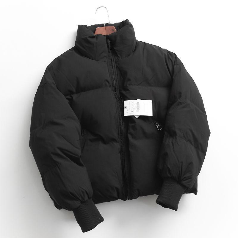 Down Cotton Coat Women's Short Stand Collar Casual Bread Coat Winter Thickened Warm Cotton Coat