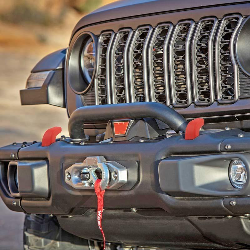 Auto Vorderen Stoßfänger Anhänger Haken Schutzhülle Fahrzeug Zubehör Für Jeep Wrangler JK JL TJ Auto Außen Zubehör