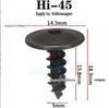 Compatible with Volkswagen Sagitar, Magotan, Jetta, Polo, Tiguan Bumper, Fender, Chassis Metal Clip & Buckle
