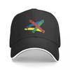 Crayons Red Blue Green and Yellow Baseball Cap Luxury Unisex Hat New In The Hat Beach Bag GirlS Hats Unisexs