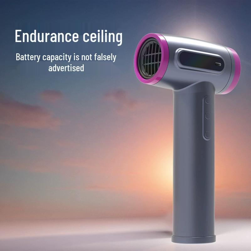 USB Rechargeable Cordless Hair Dryer with Strong Airflow and Long Battery Life