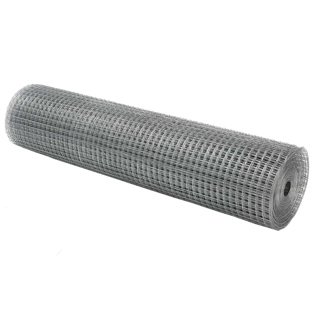 Welded Wire Fence Silver