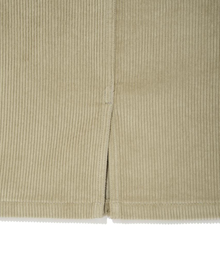 Wacky Willy Women'S Corduroy Carpenter Midi Skirt Light Khaki