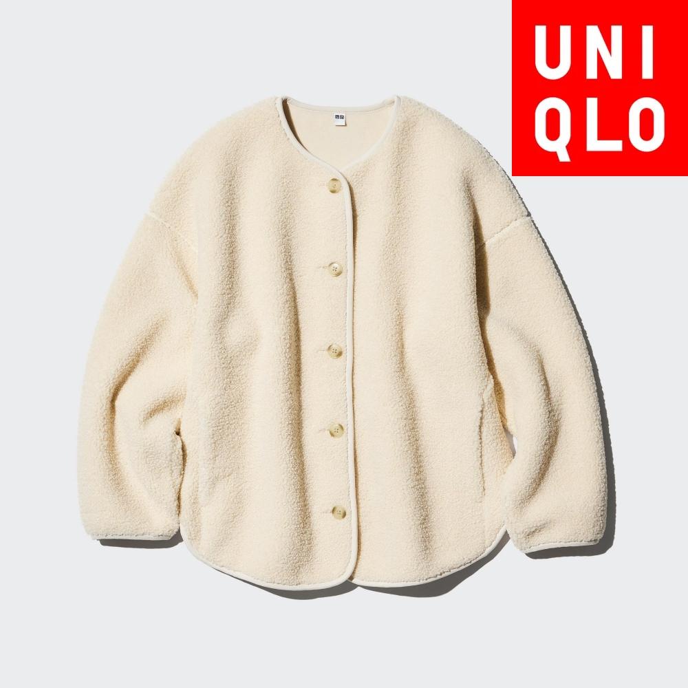 

Uniqlo Кардиган Boa Fleece Relaxed 01 OFF WHITE/WOMEN M