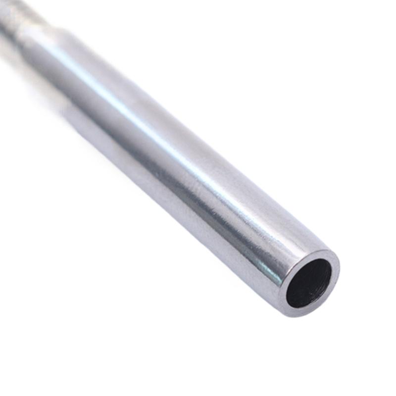 1/8" Edelstahl Unsichtbarer Empfänger und Pressklemmen-Endstück für 1/8-Zoll-Kabelgeländer, Gewindeendstück für Terrassentreppen
