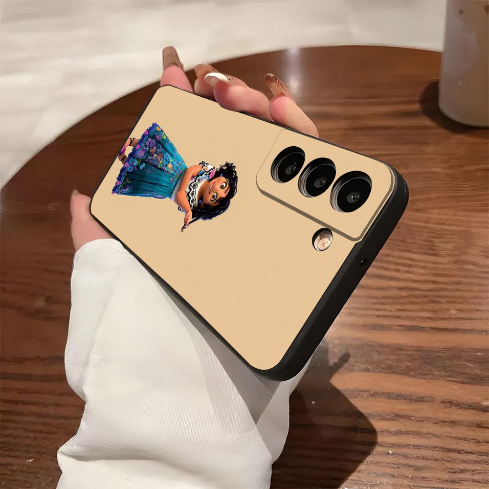 Cute Cartoon Encanto Phone Case For Samsung S26 S25 S24 FE S23 S22 S21 Plus S20 Ultra Note20Ultra Black Soft Shell Galaxy S22 plus5G