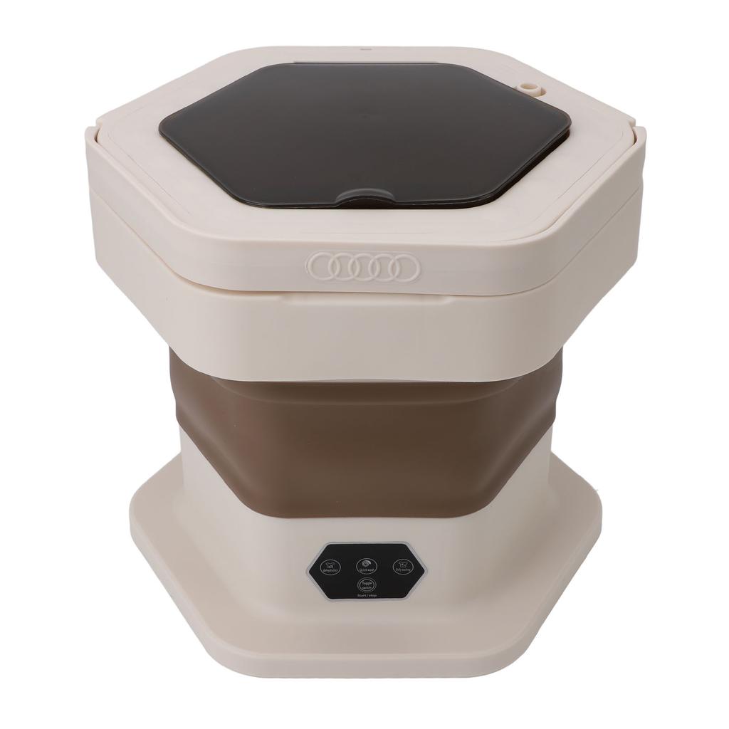 Portable Washing Machine 8L Foldable Miniature Washer Spin Dryer Laundry Washer for Underwear Baby
