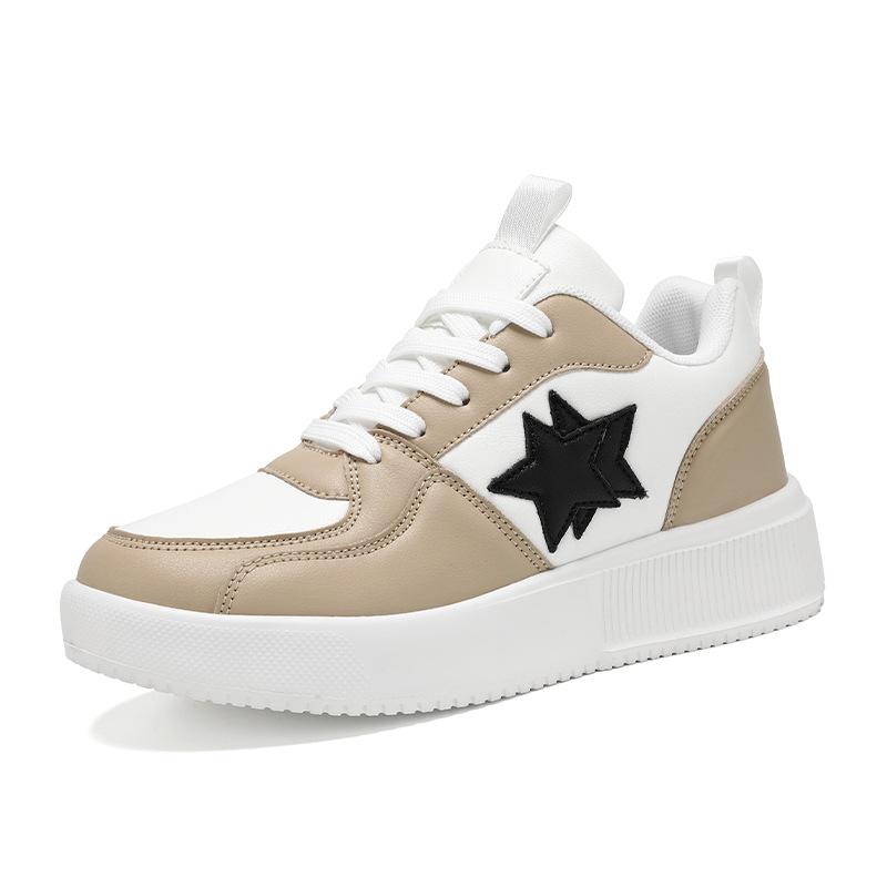 

2025 весна новые толстоподошвенные маленькие белые туфли женские туфли на платформе студенческие трендовые универсальные повседневные туфли внешняя торговля большой размер женские туфли 48