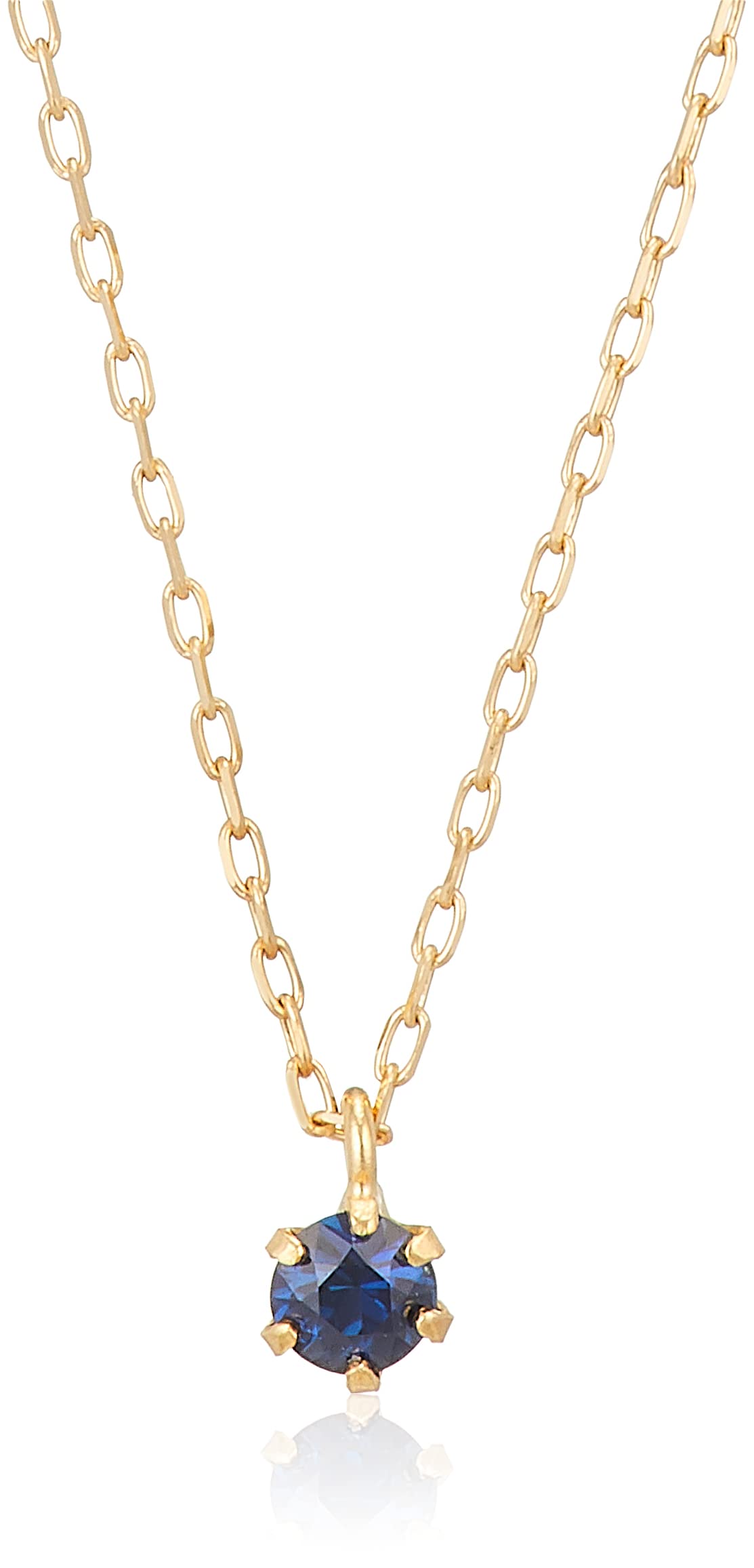 

Estelle September Birthstone Sapphire Necklace in 18K Yellow Gold (0452-2490-0019-0000)
