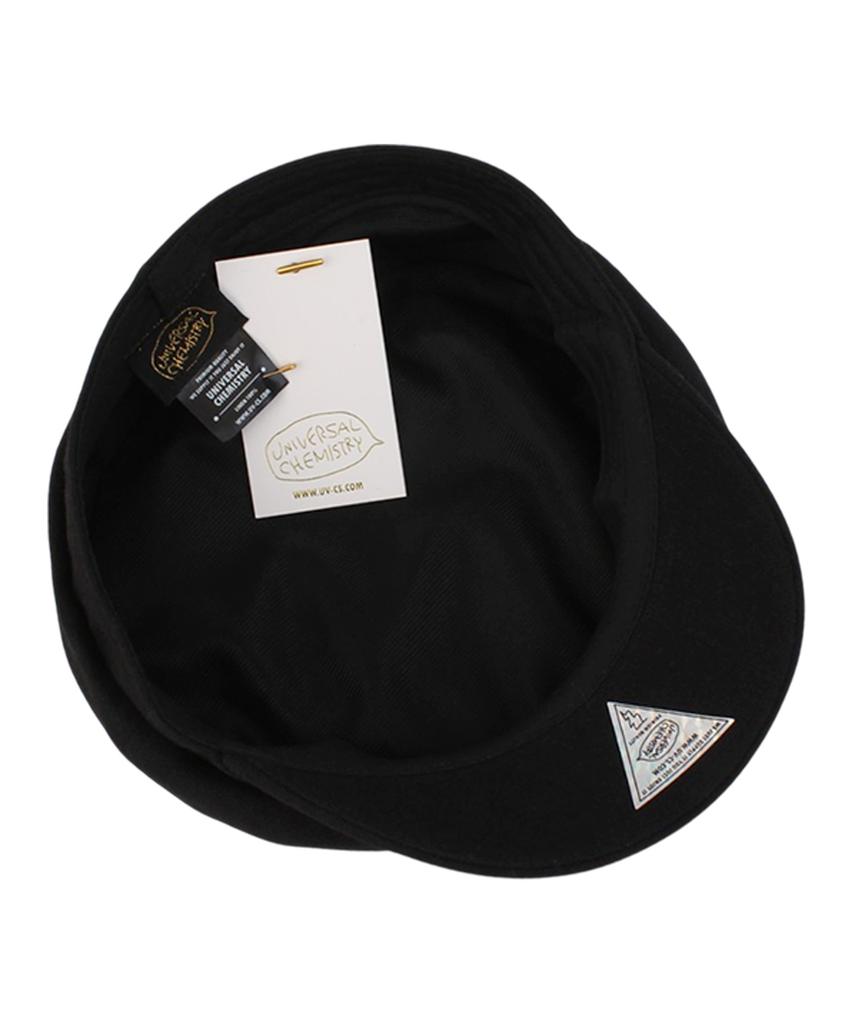 Yunibeosyeolkemiseuteuli Linen Black Logo Marine Cap