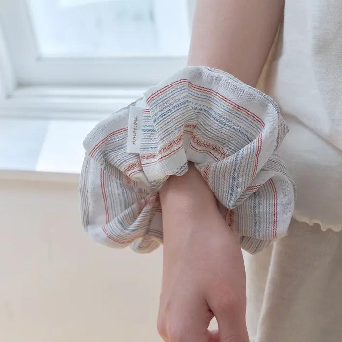 Sunfade stripe scrunchie
