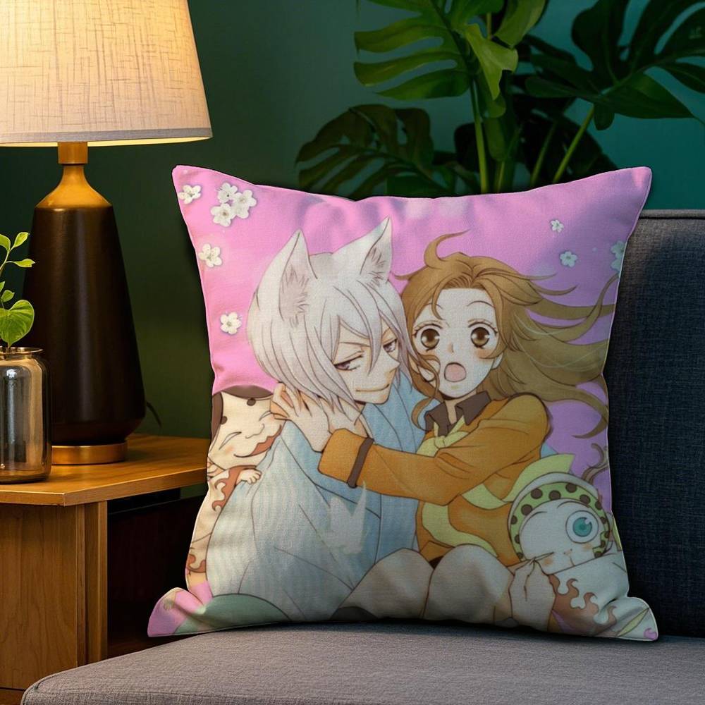 

K-Kamisama HajimemashitaS Pillow Case Plush Fabric Soft Double Sided Print Sofa Cushion Cover Throw Pillow Covers 12x12Inch