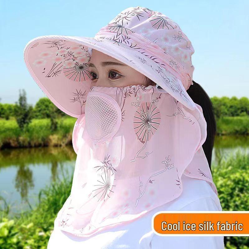 Chapeau de soleil respirant à large bord pour femmes d'âge moyen et âgées - Mode d'été et protection UV