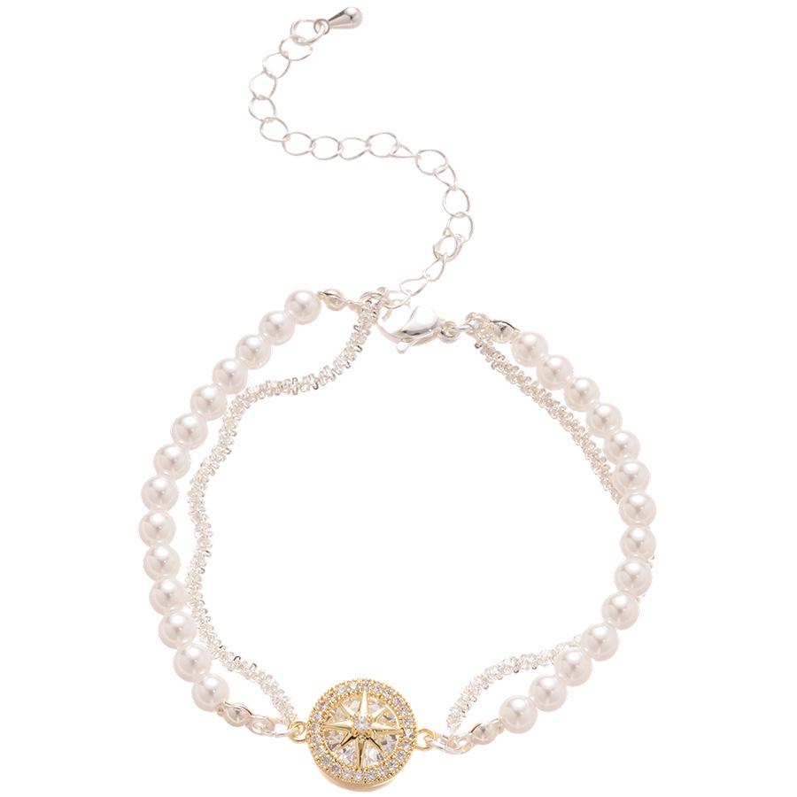 Zircon Starry Sky Pearl Bracelet: Luxurious and Elegant Accessory for Women