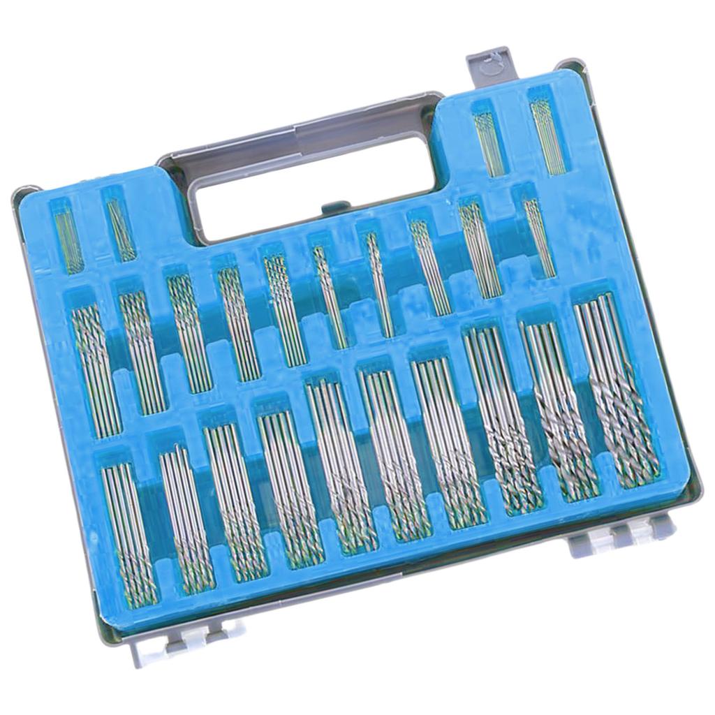 150Pcs Mini Twist Drill Bit Set High Speed Steel For Precision Drilling In Jewelry Model Making Projects
