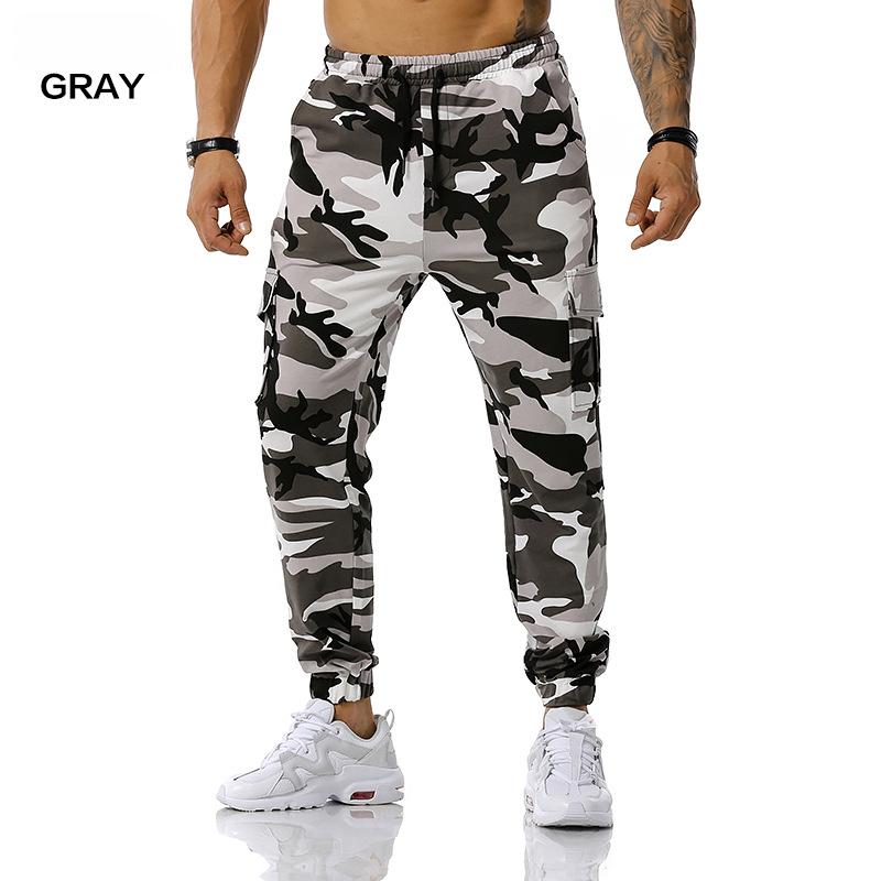 Men's Pants Camouflage Jogging Pants Outdoor Sports Pants Football Training Fitness Trousers Casual Sweatpants Men