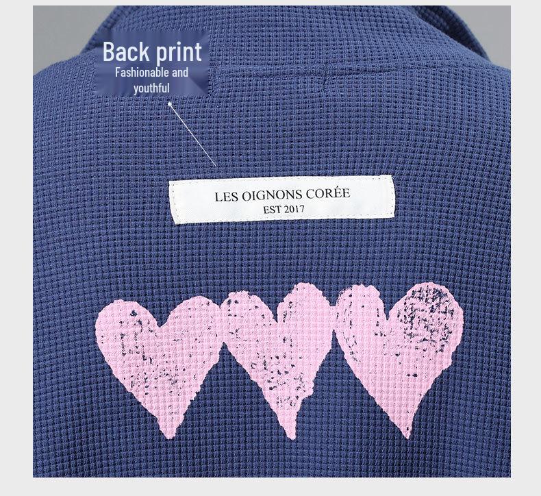 Spring & Autumn 2024 Women's Stylish Printed Thin Jacket - Small Size Casual Top