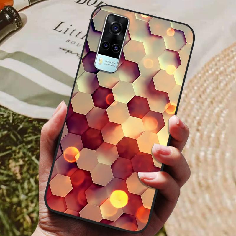 For Coque vivo Y31 2021 Case Silicon Back Cover Phone Case For Vivo V2036 Cases Soft bumper Funda for Vivo Y 31 VivoY31 2021 Bag