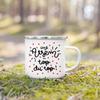 Merci Atsem Agenda Print Mugs Creative Coffee Cups Drinks Water Milk Cup Enamel Mug School Home Handle Drinkware Gifts