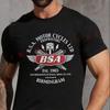 Ly Licensed BSA Motorcycles Vintage 1903 Motorbike Fashion T-shirt Casual Summer Comfortable Short Sleeve Tops
