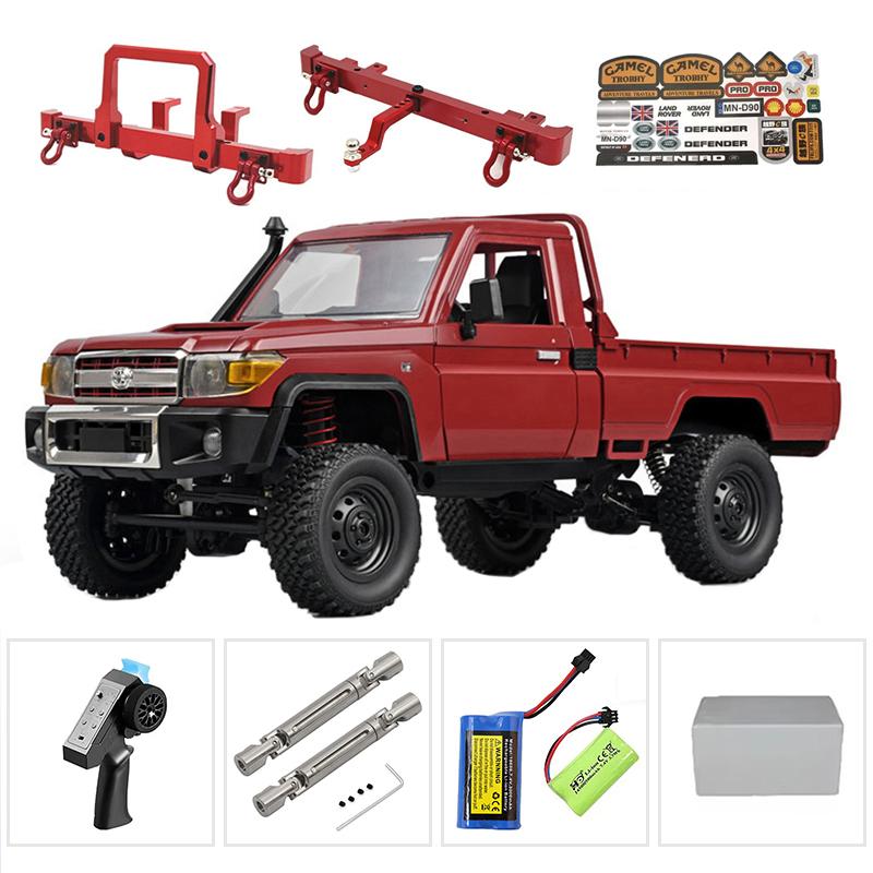 RE02The New MN MN82s MN82 Genuine Toyota LC79 Pickup Remote Control Mode Four-wheel Drive Off-road Mountain Bike Toy Christmas Gift