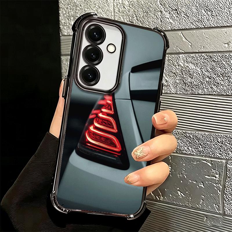 Sports Car Cool Taillight Soft Phone Case For Samsung A17 A27 A07 A37 A57 A16 A56 A15 A55 A14 A54 A13 A53 A26 A36 A25 A35 A24 A3