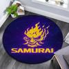 Cyberpunk 2077 pattern round rug,Carpet Rug for Living Room Bedroom Playroom ,Non-slip Floor Mat,Holiday Gifts and Birthday Gifts.