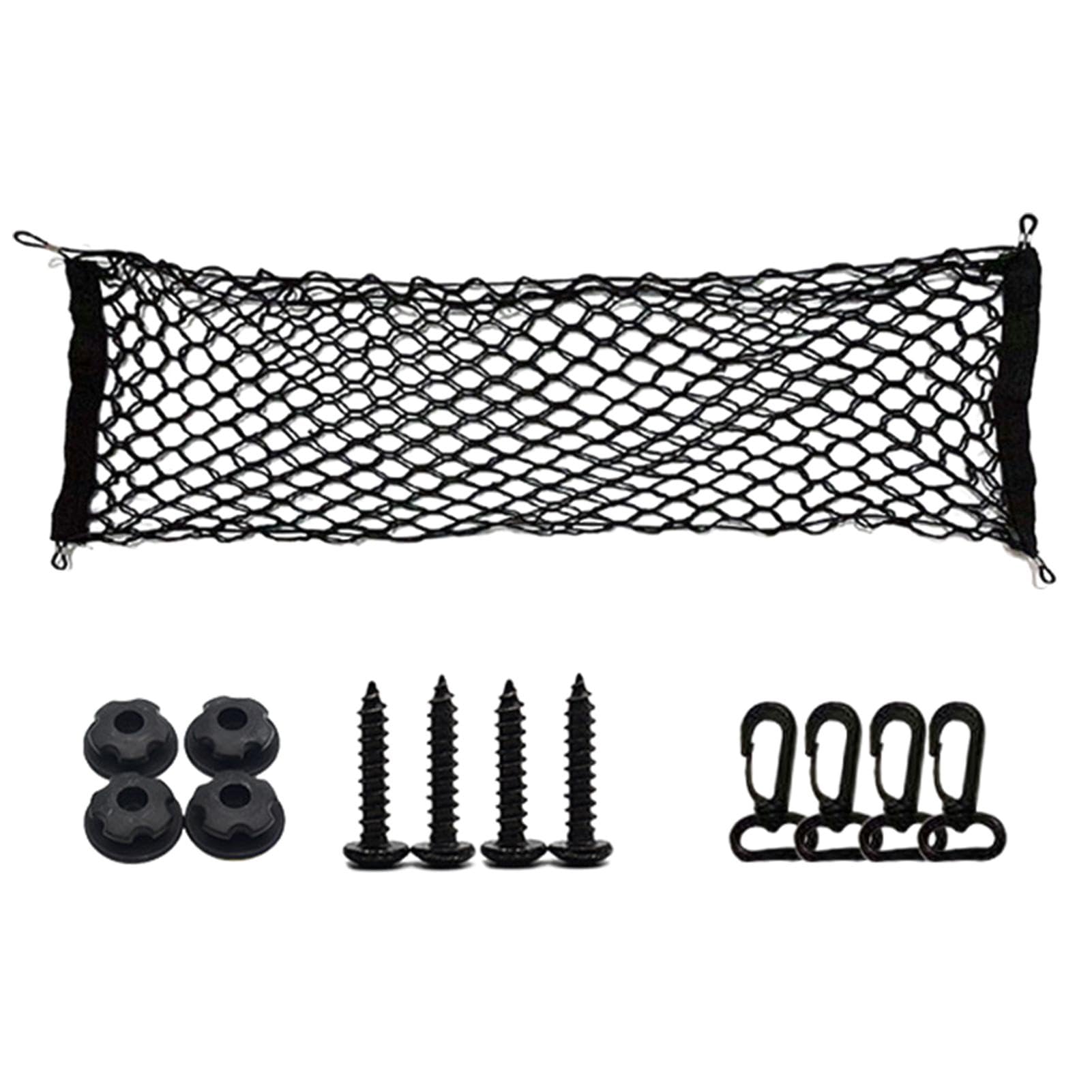 Сетка в багажник автомобиля Грузовая сетка Автомобильная грузовая сетка Сетка для хранения багажа в багажнике Нейлон 90*30CM