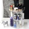 360° Drehbarer Acryl Make-up Organizer - Transparenter Hautpflege- & Lippenstifthalter