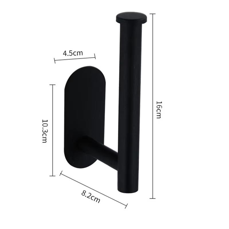 Stainless Steel Toilet Paper Holder – Wall Mount Punch Installation Roll Tissue Dispenser for Bathroom Kitchen and Washroom