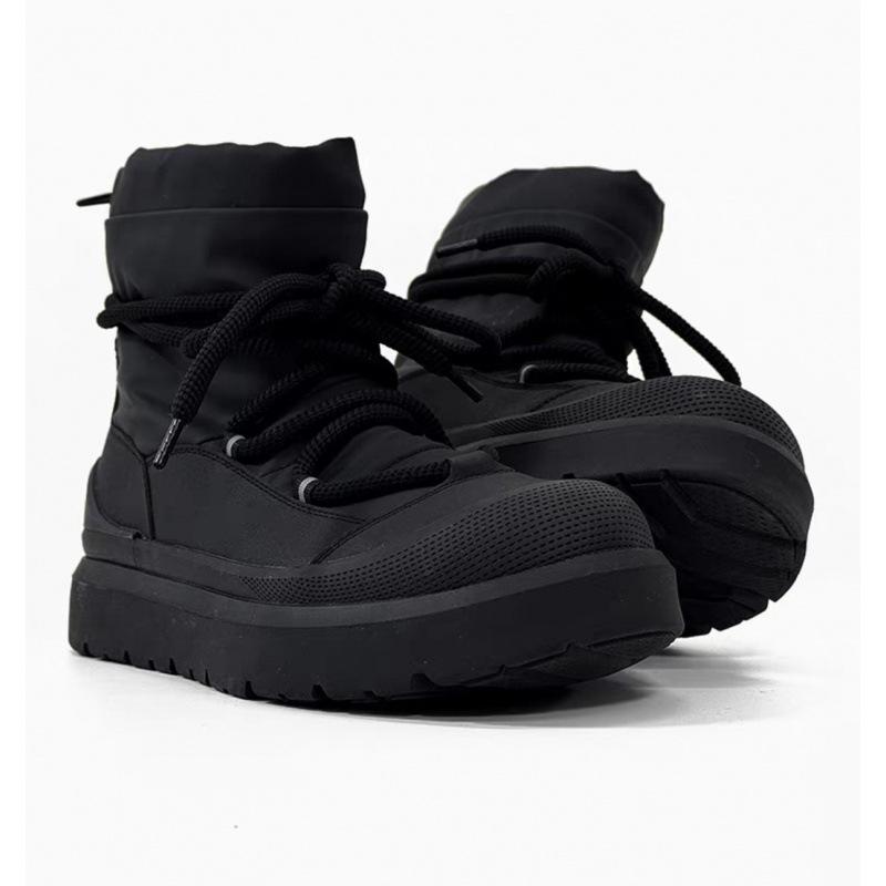 

Зимние бархатные утепленные сноубутсы мужские универсальные теплые хлопковые туфли на толстой подошве, холодостойкие, функциональные, ветрозащитные, рабочие ботинки Мартин 44