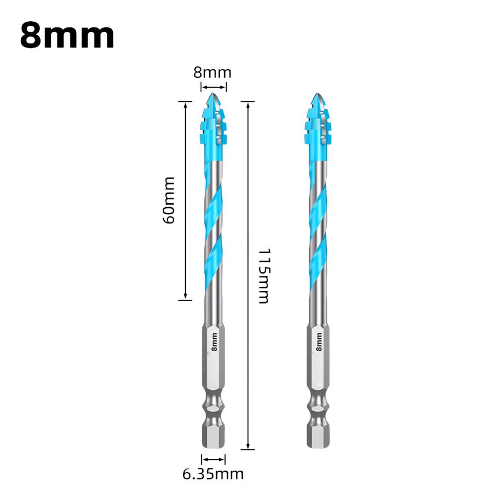 Upgrade Your Tool Collection with This Eccentric Drill Bit Set of Two Perfect For Precision Work on Various Hard Materials