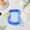 Set of 6 Magnetic Drawing Board Keychains Doodle Pad Key Ornament Plastic Texture Key Pendant Suitable for Students