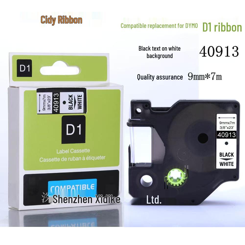 Compatible Label Paper for DYMO Dymo/3M Label Makers: 9, 12, 19, 24mm Sizes