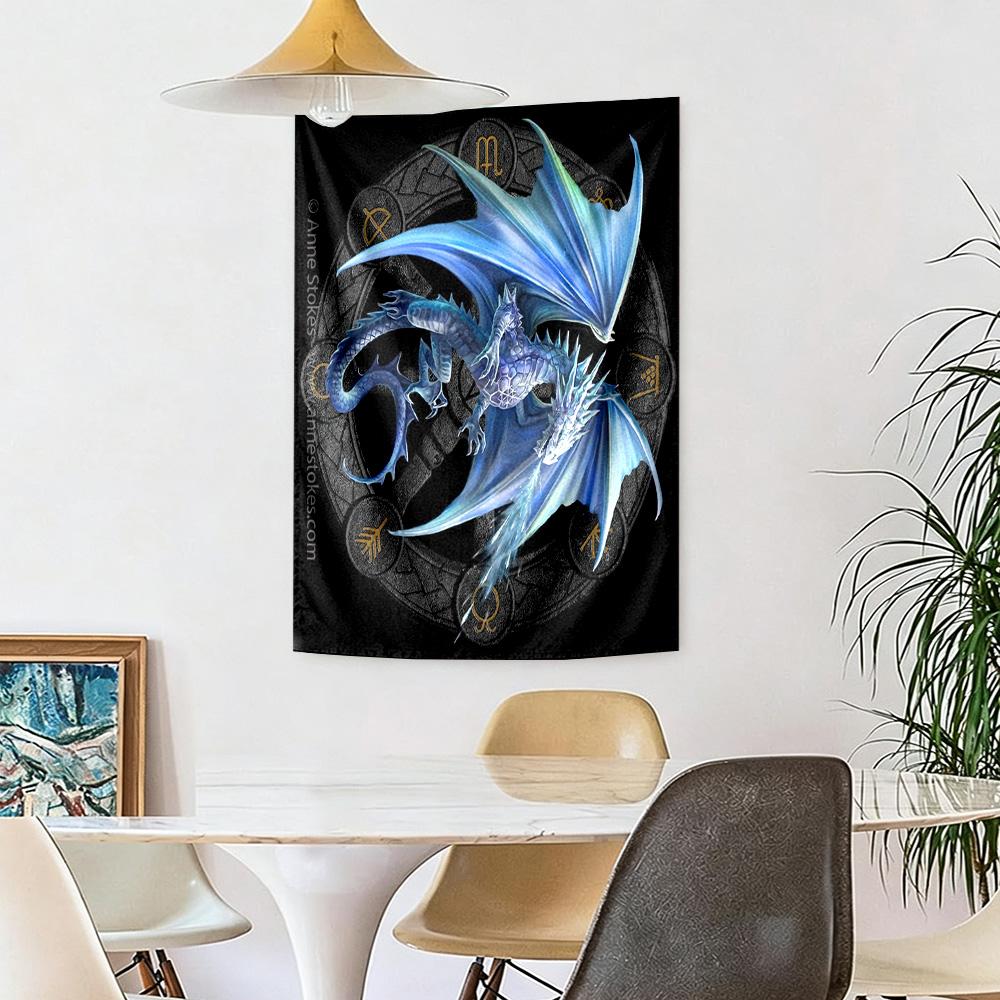 Gothic Style Wall Decor Tapestry Art For Pet Memorial Birthdaywedding Party Backdrop Family Gift