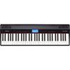 Roland GO:PIANO Entry Keyboard GO-61P Portable Digital Piano, 61 Keys, Bluetooth Compatible, Compact, Headphone Compatible, AC/Battery Powered, Black