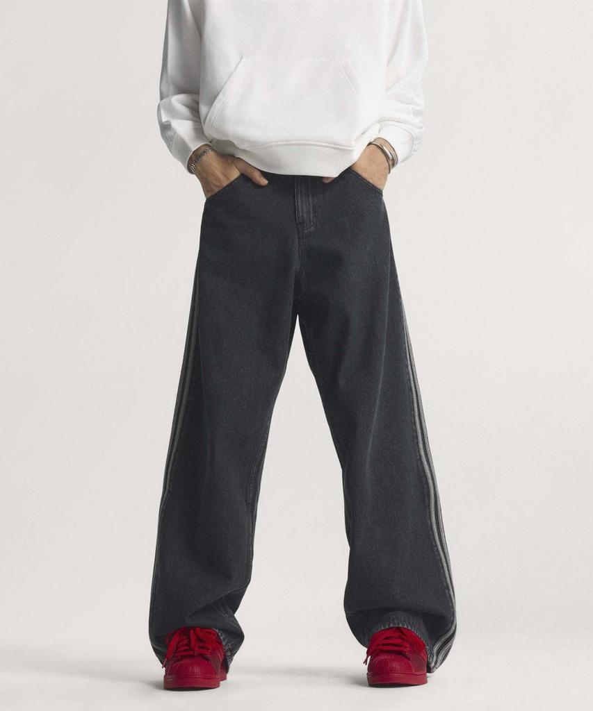 ADIDAS Firebird Denim Pants - Black / Kd1497