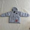 Winter Embroidered Stand Collar Puffer Coat Loose Thick Warm Jacket Men Women