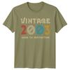 Vintage 2003 Unisexs T Shirt 23rd Birthday Gift Aged To Perfection