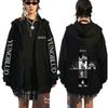Yungblud IDOLS Album Tour Zipper Hoodies Men's Women Fashion Hip Hop Pullovers Rock Vintage Zip Up Sweatshirts Jacket Coats